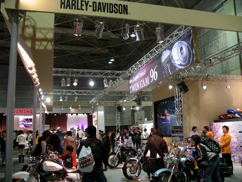 Harley-Davidson ブース - 23rd 大阪モーターサイクルショー 2007