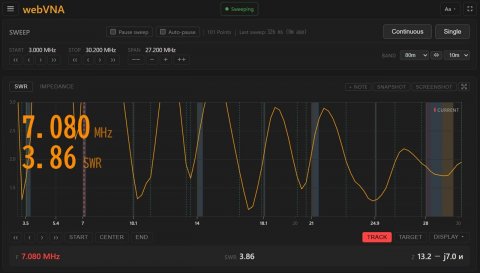 自宅の屋根から EFHW アンテナ 42m を張り巡らせてみた